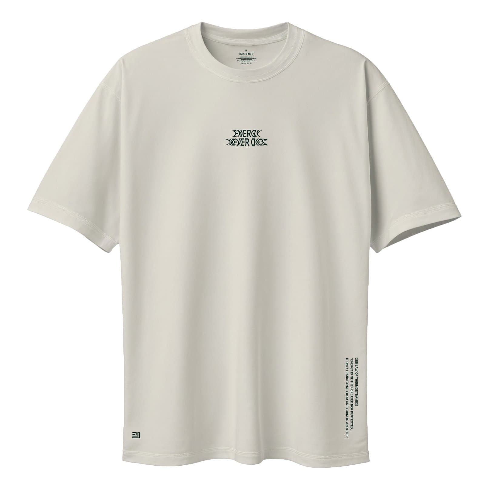 Camiseta Oversize Energy Never Dies