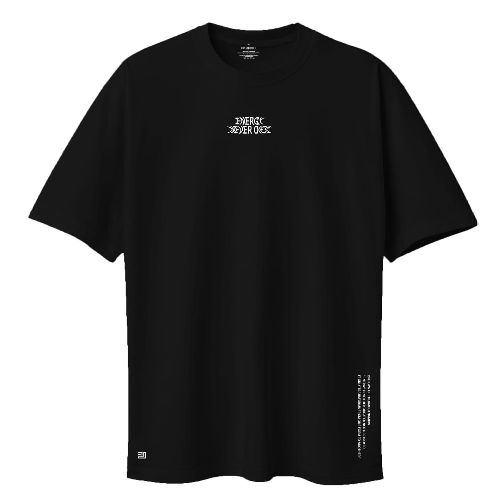Camiseta Oversize P25 - Negro