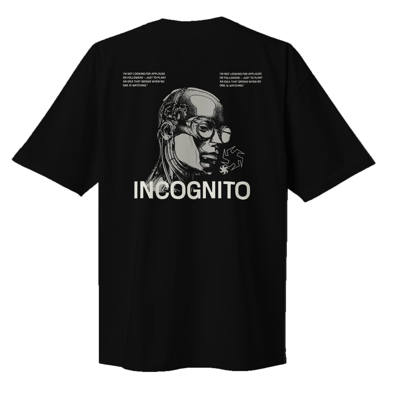Camiseta Oversize P25 - Negro