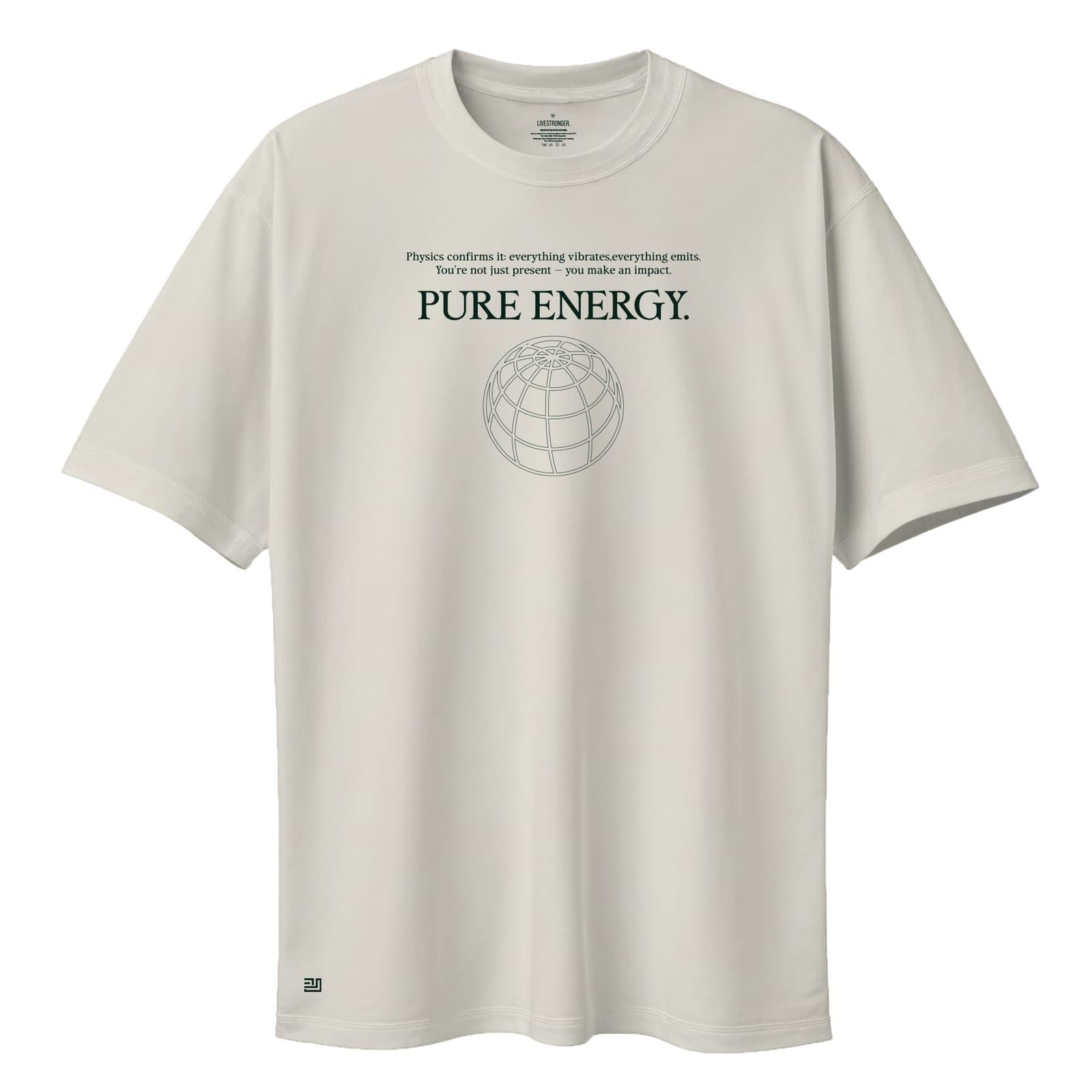 Camiseta Oversize P25 - Marfil