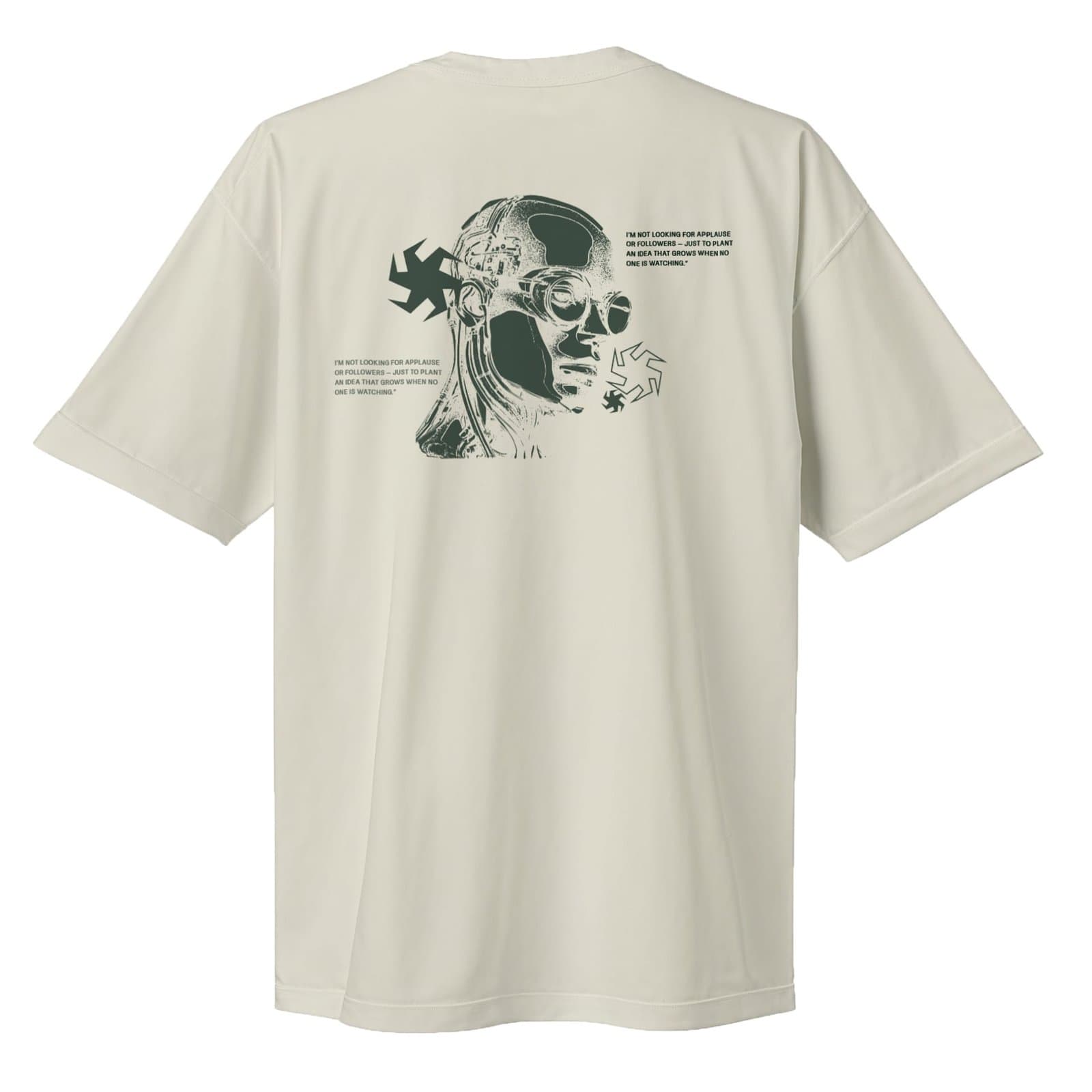 Camiseta Oversize P25 - Marfil