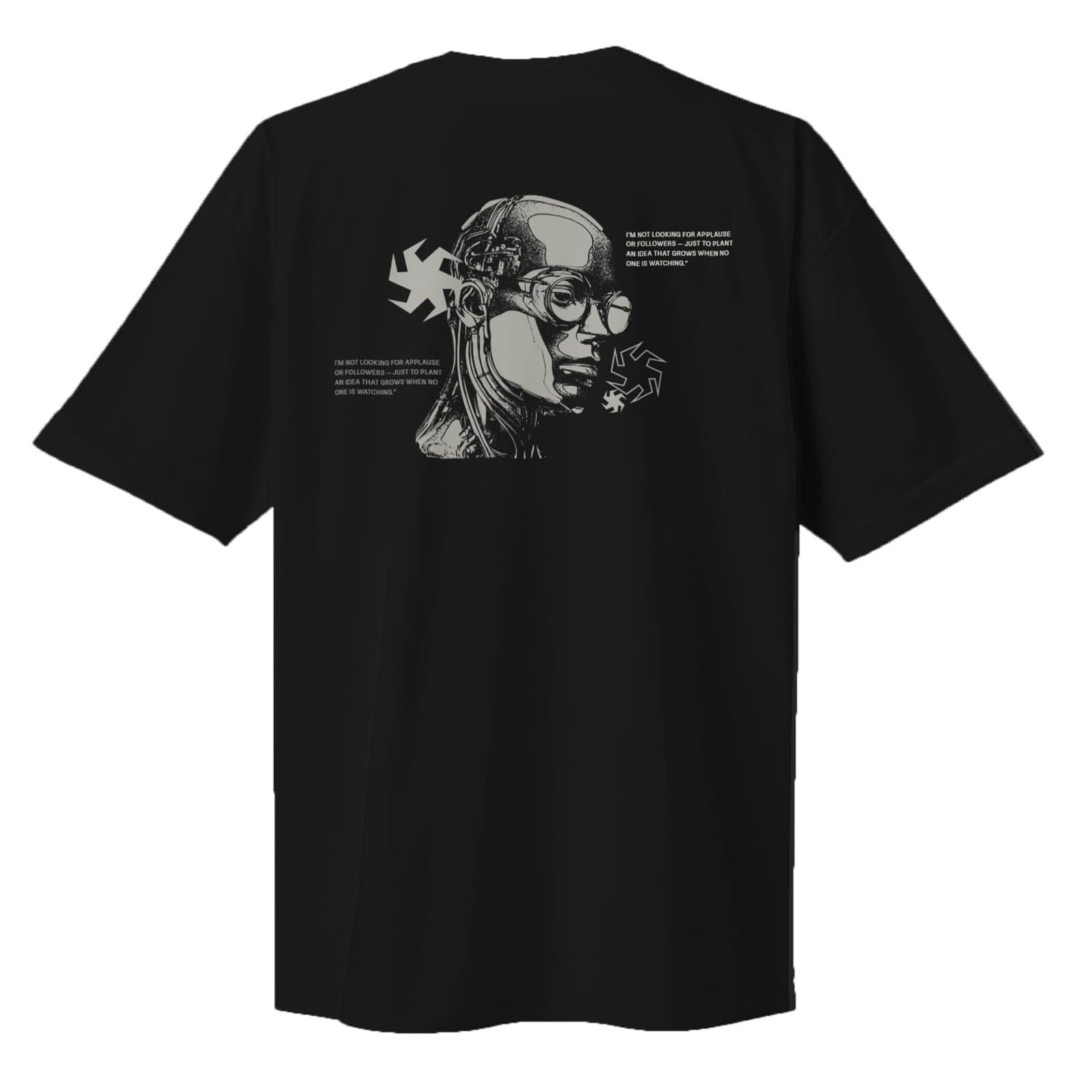 Camiseta Oversize P25 - Negro