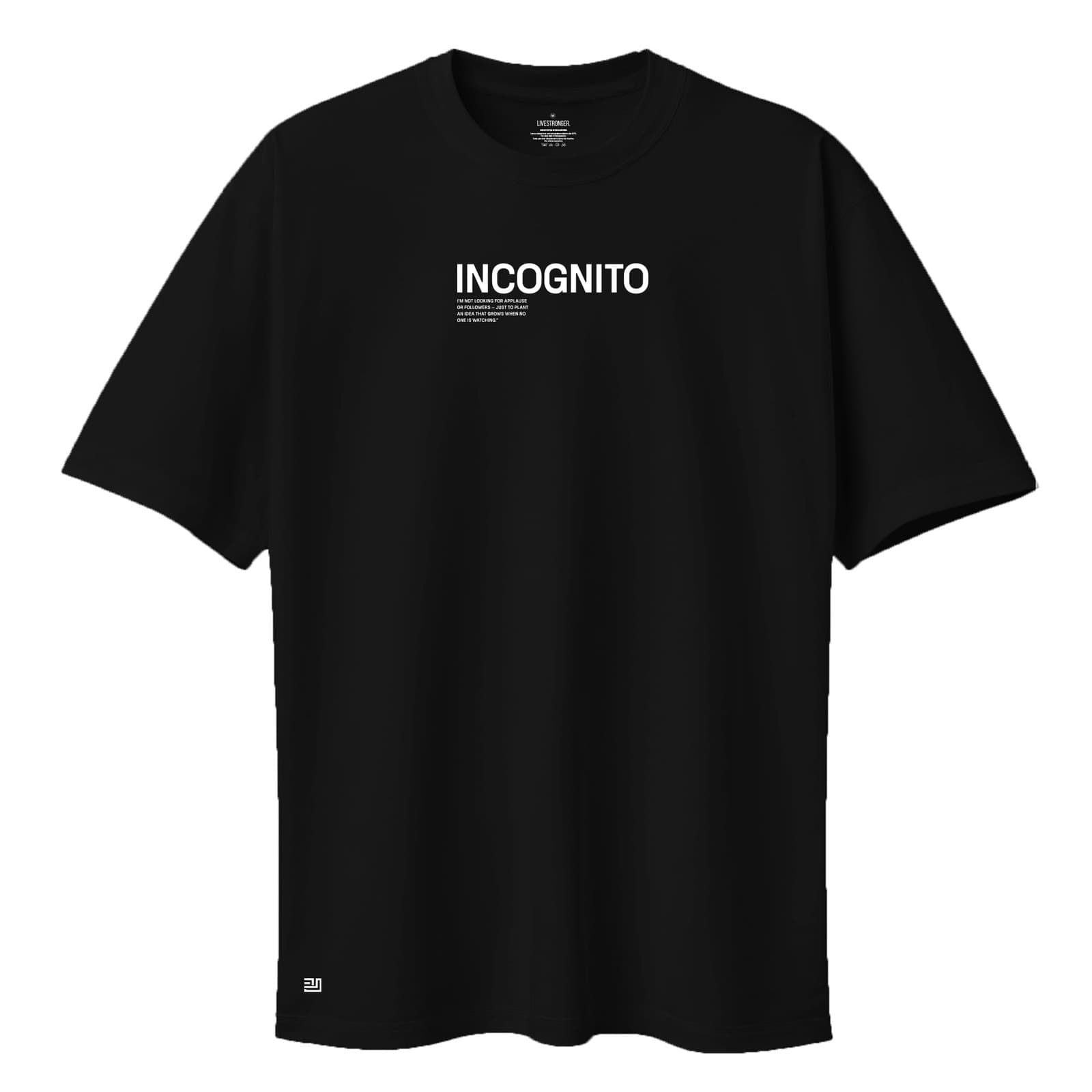 Camiseta Oversize P25 - Negro