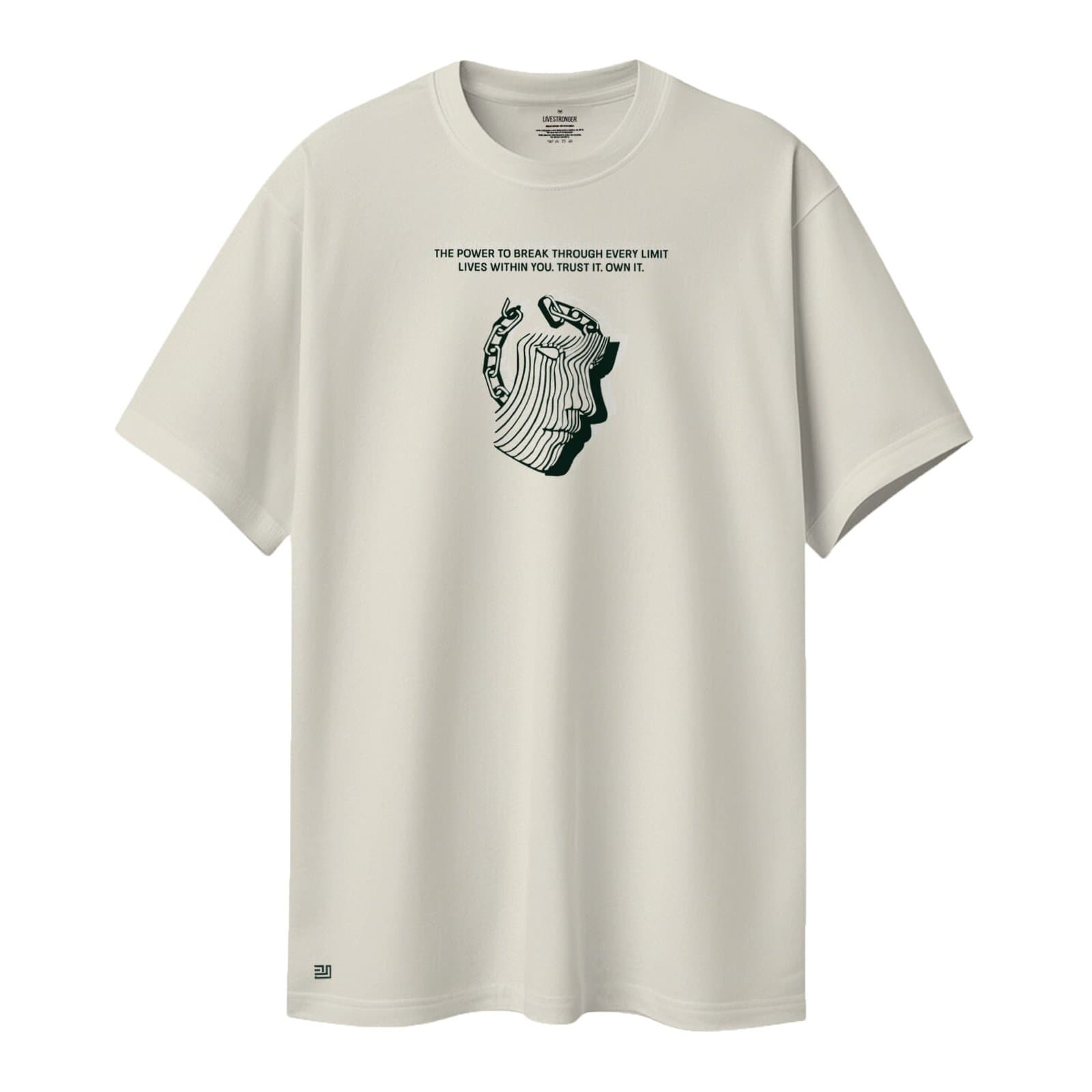 Camiseta Regular Fit P25 - Marfil