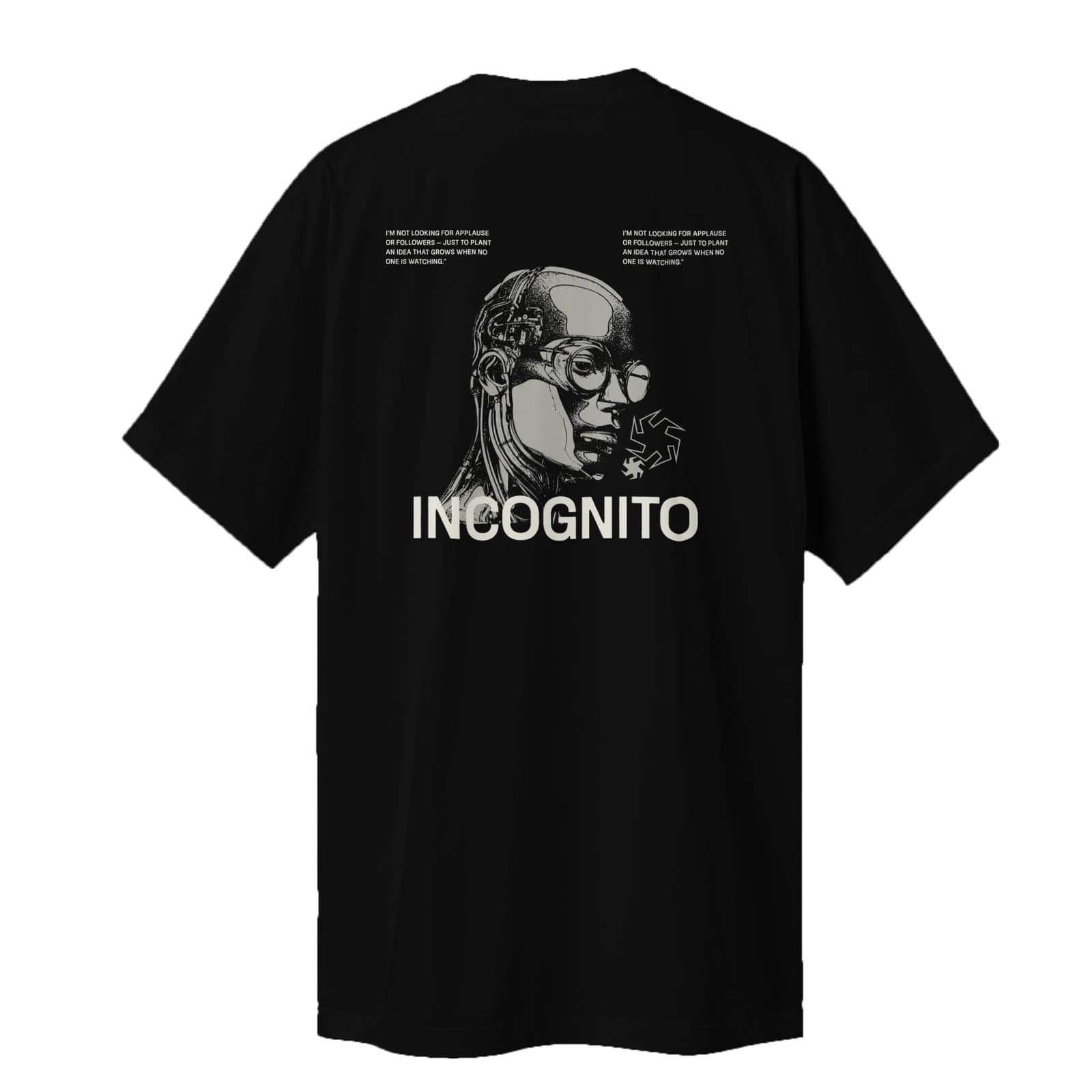 Camiseta Regular Fit P25 - Negro