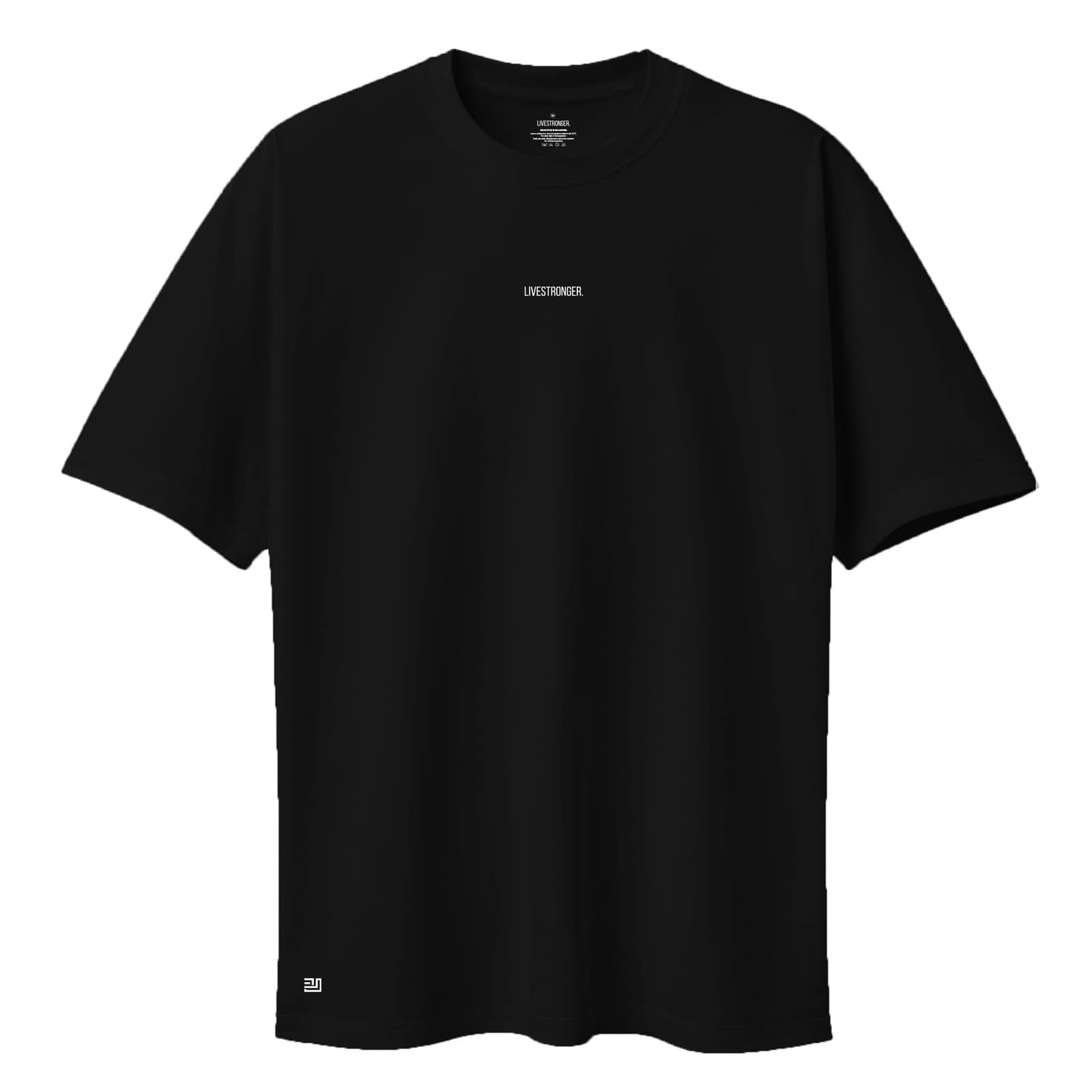 Camiseta Oversize P25 - Negro