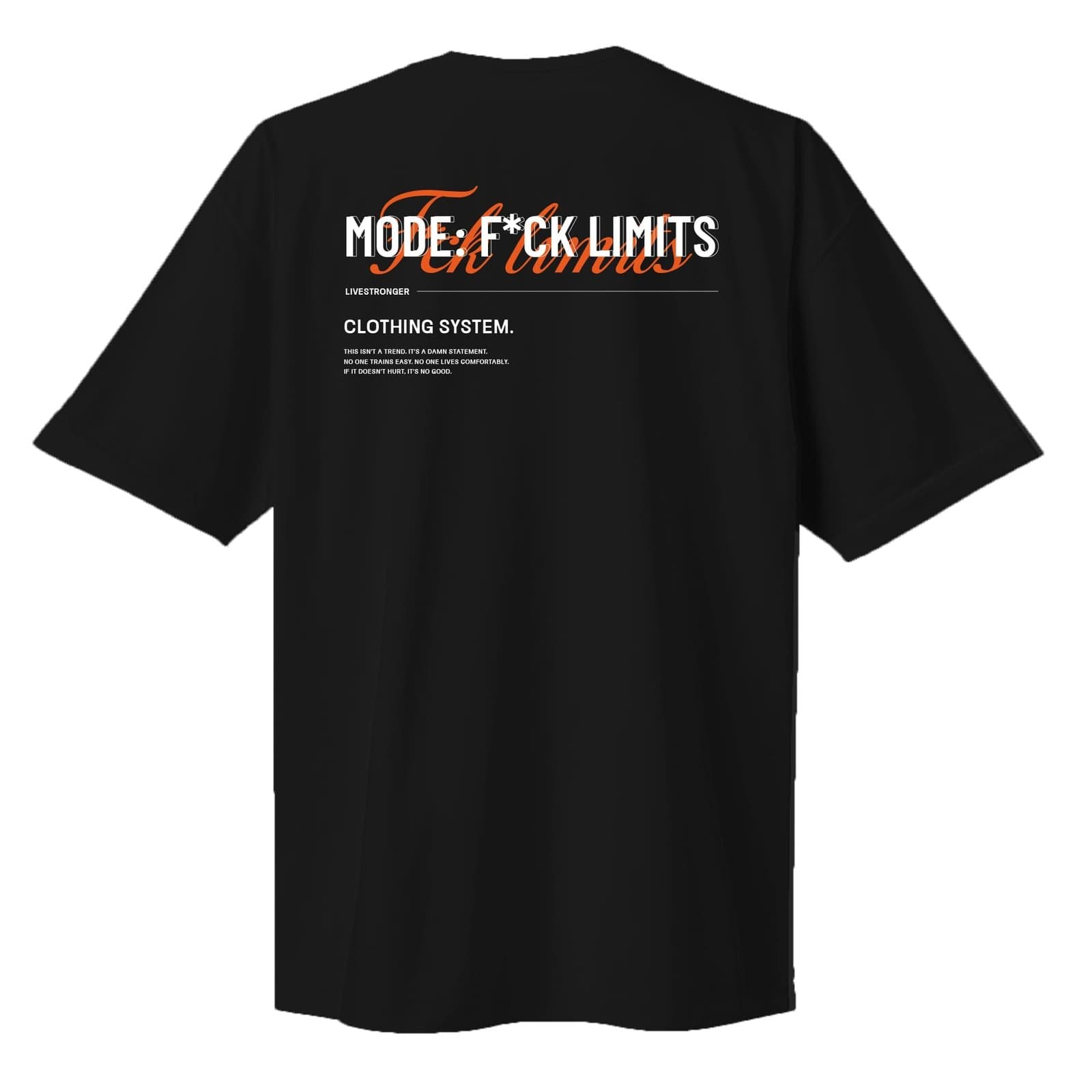 Camiseta Oversize P25 - Negro