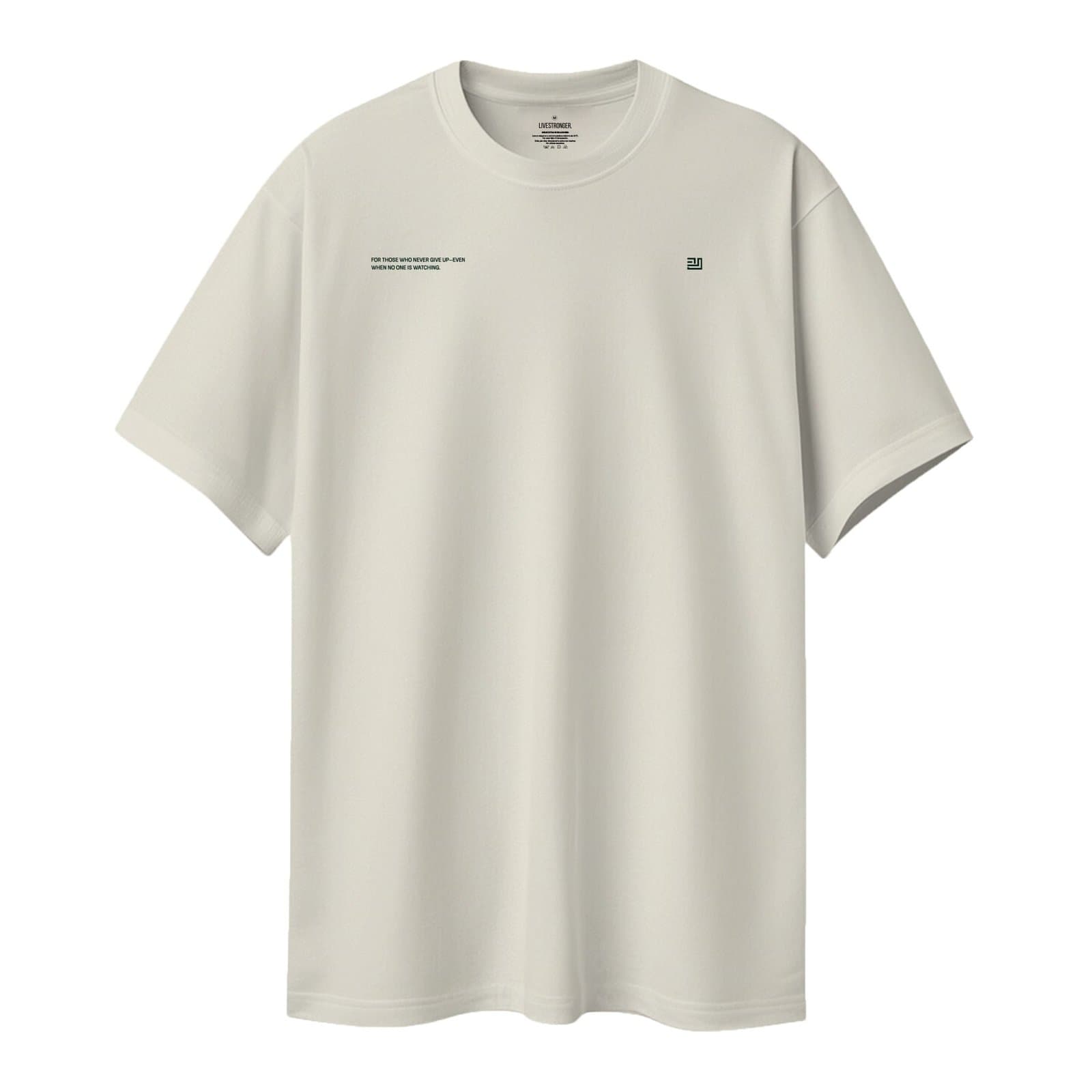 Camiseta Regular Fit P25 - Marfil