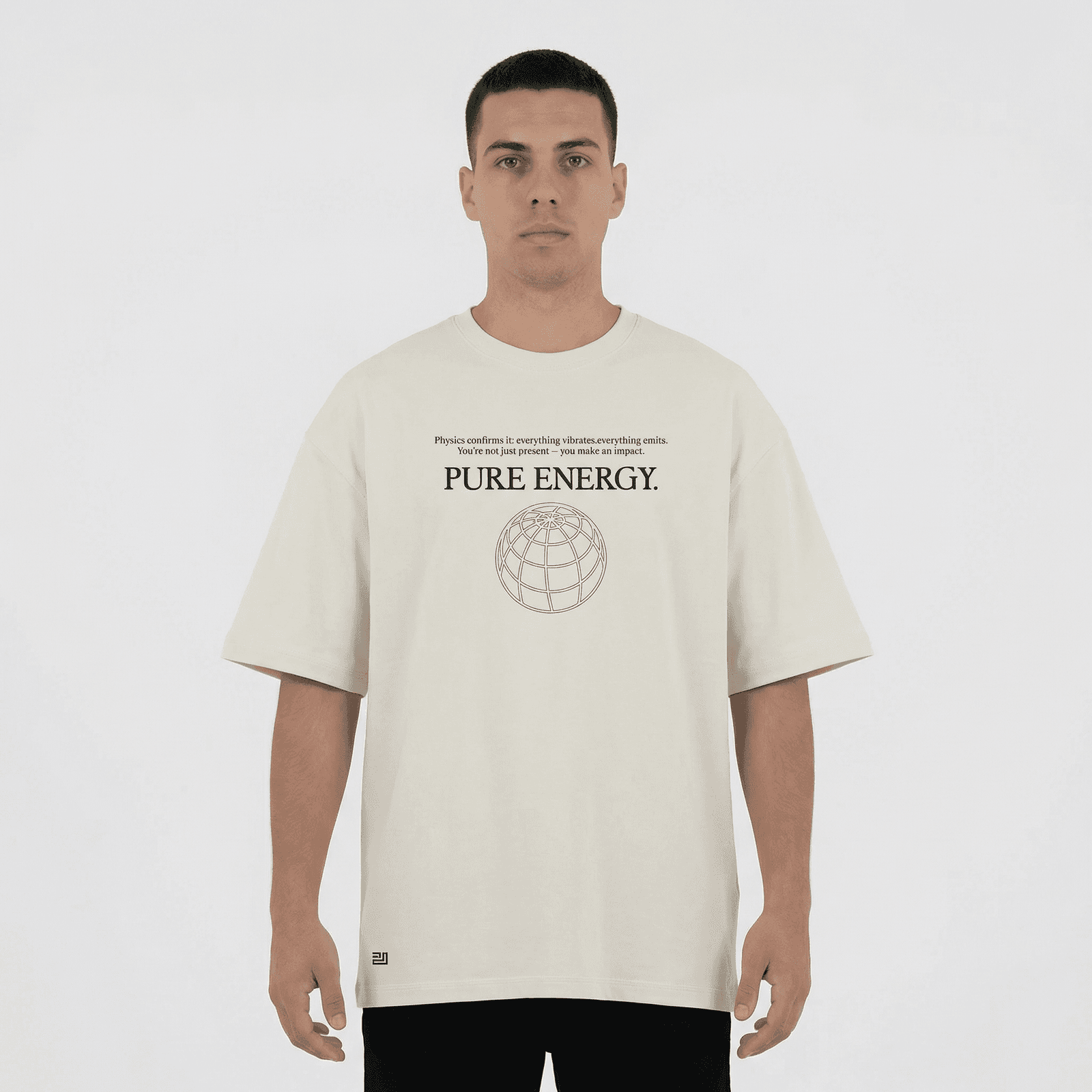 Camiseta Oversize P25 - Marfil