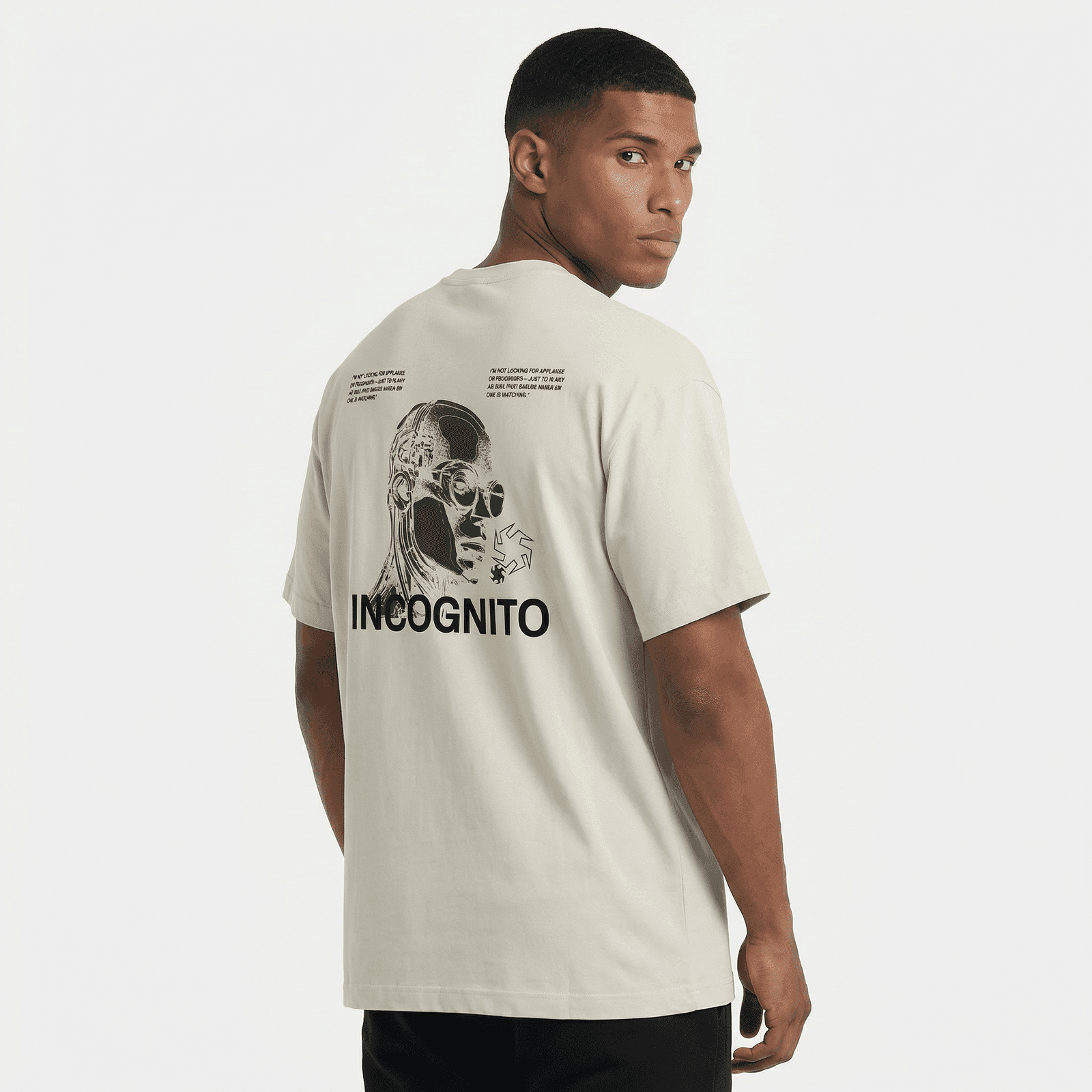 Camiseta Regular Fit P25 - Marfil