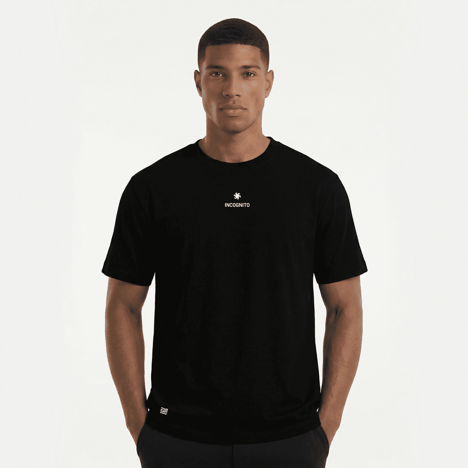Camiseta Regular Fit P25 - Negro
