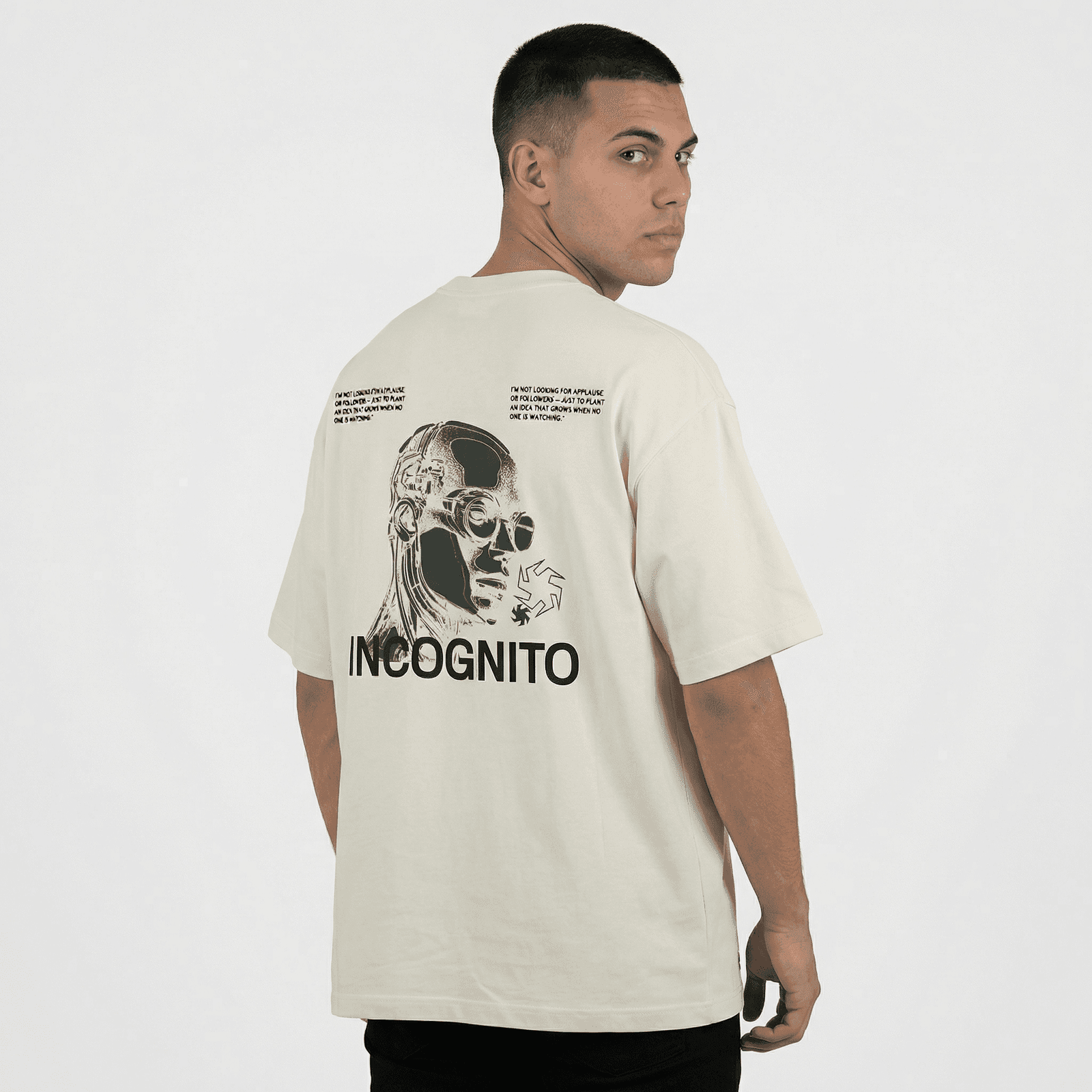 Camiseta P25 - Marfil
