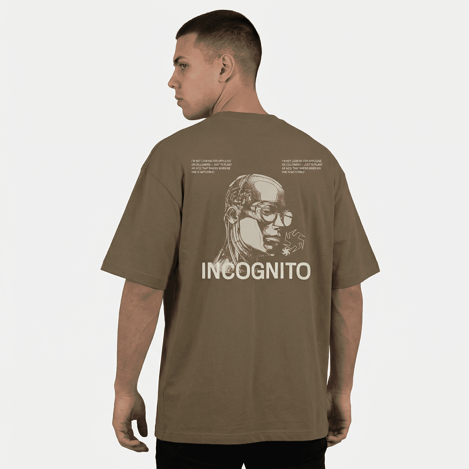 Camiseta Oversize P25 - Mocca