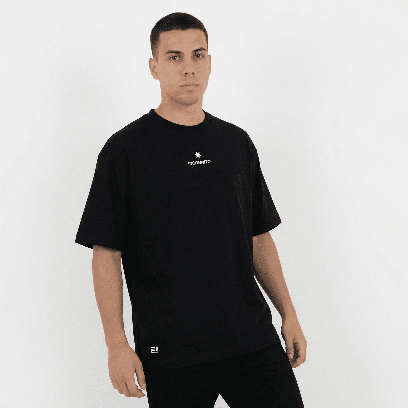 Camiseta Oversize P25 - Negro