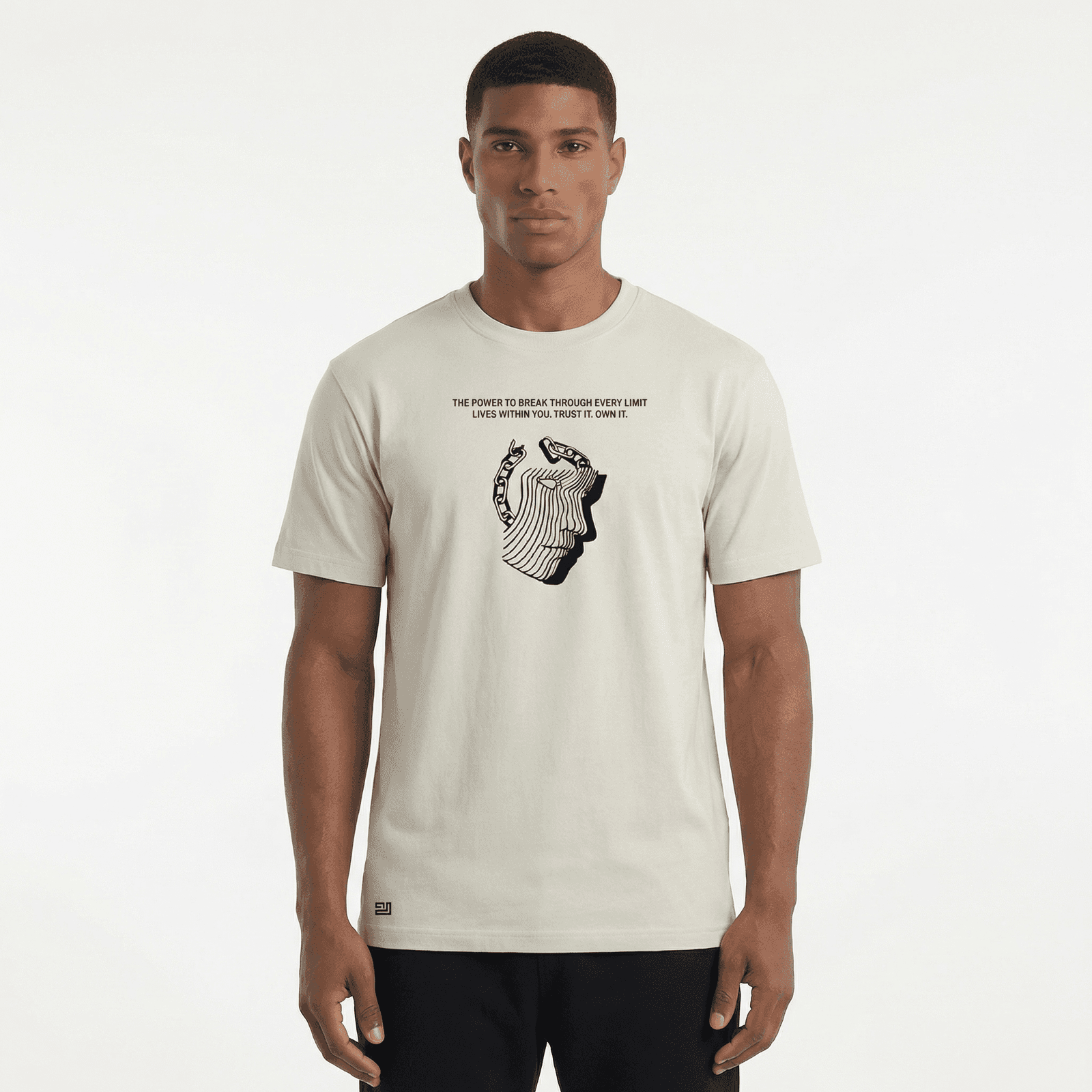 Camiseta Regular Fit P25 - Marfil
