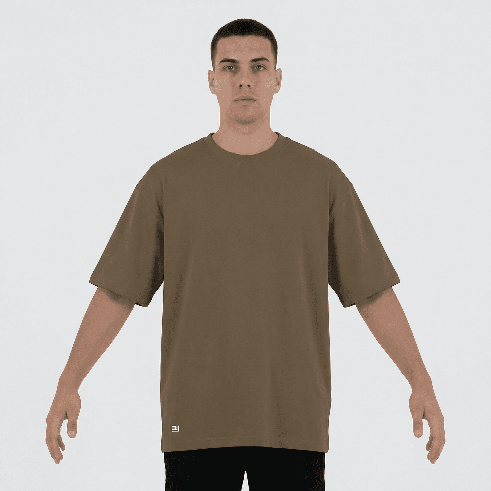Camiseta Oversize P25 - Mocca