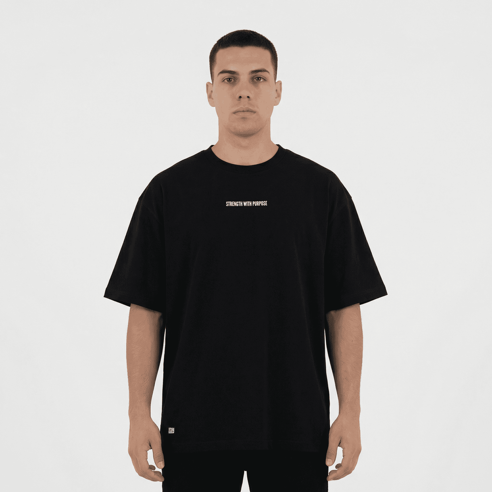 Camiseta Oversize P25 - Negro