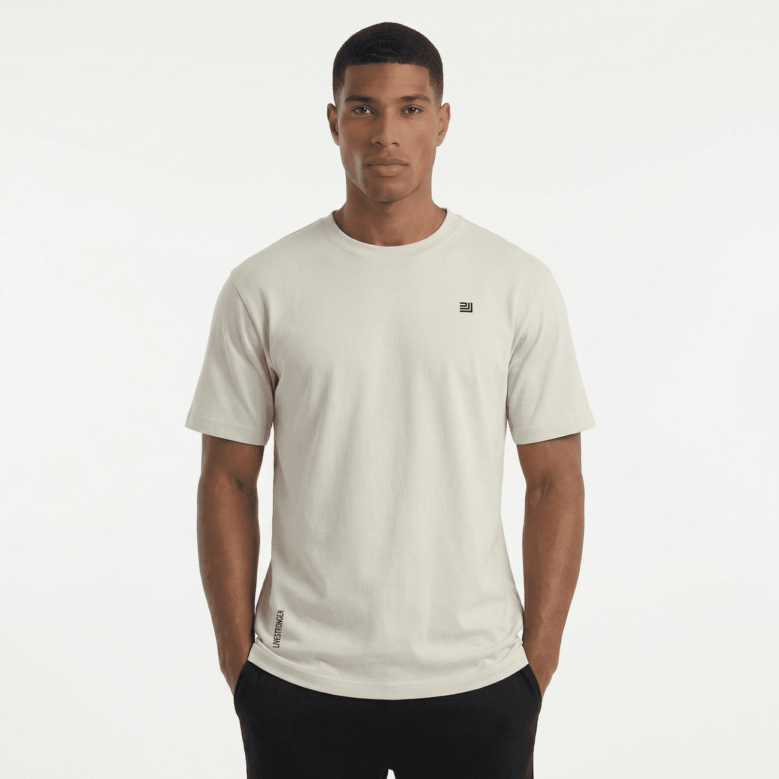 Camiseta Regular Fit P25 - Marfil