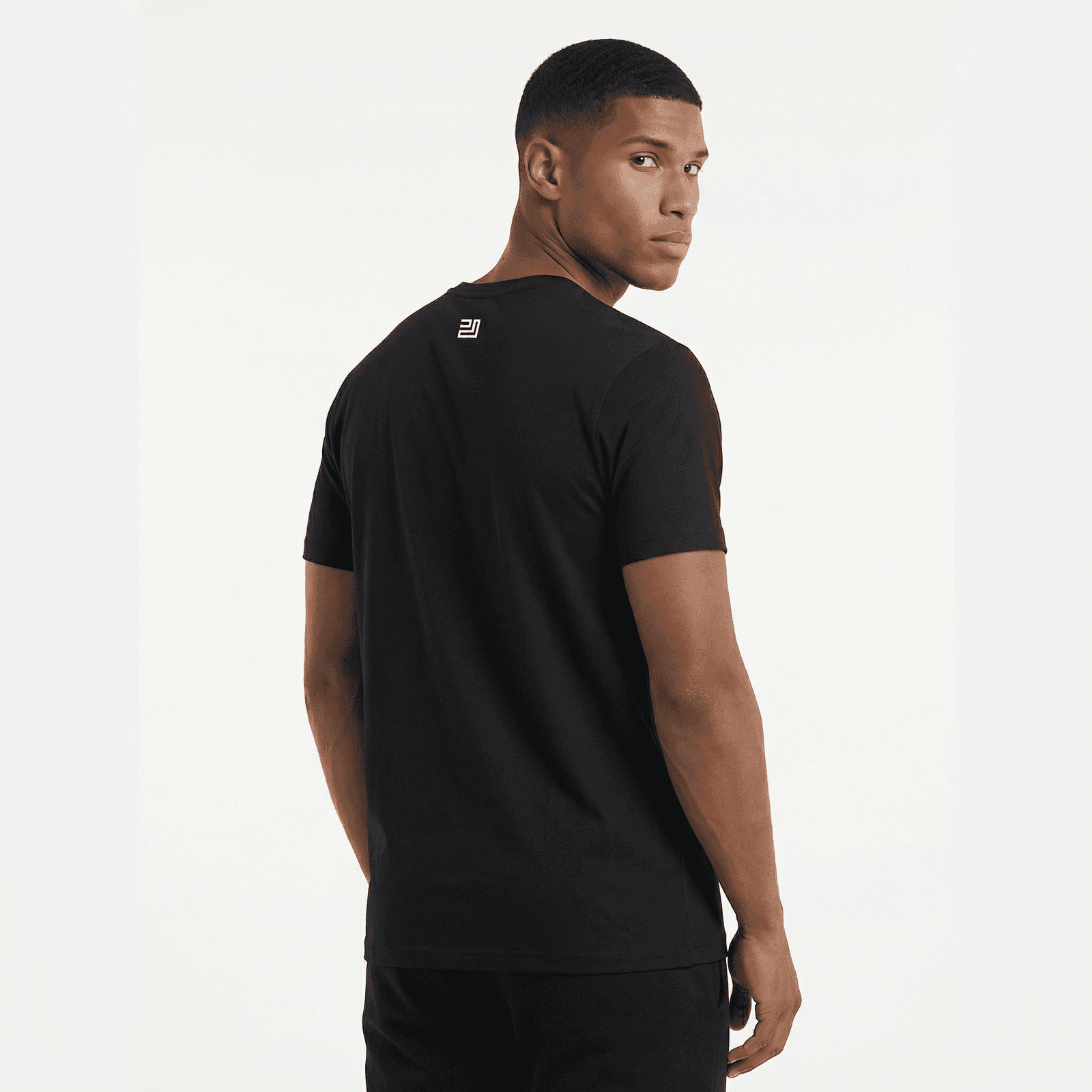 Camiseta Regular Fit P25 - Negro