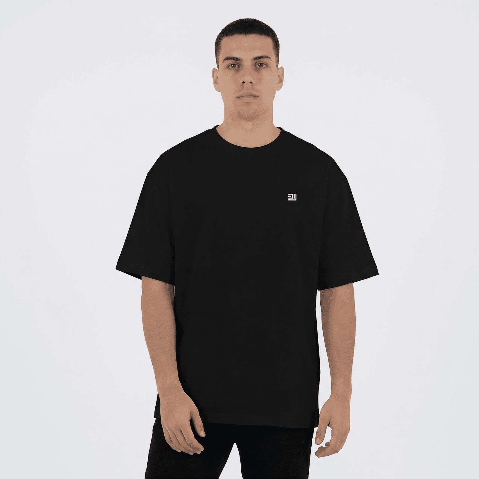 Camiseta Oversize P25 - Negro