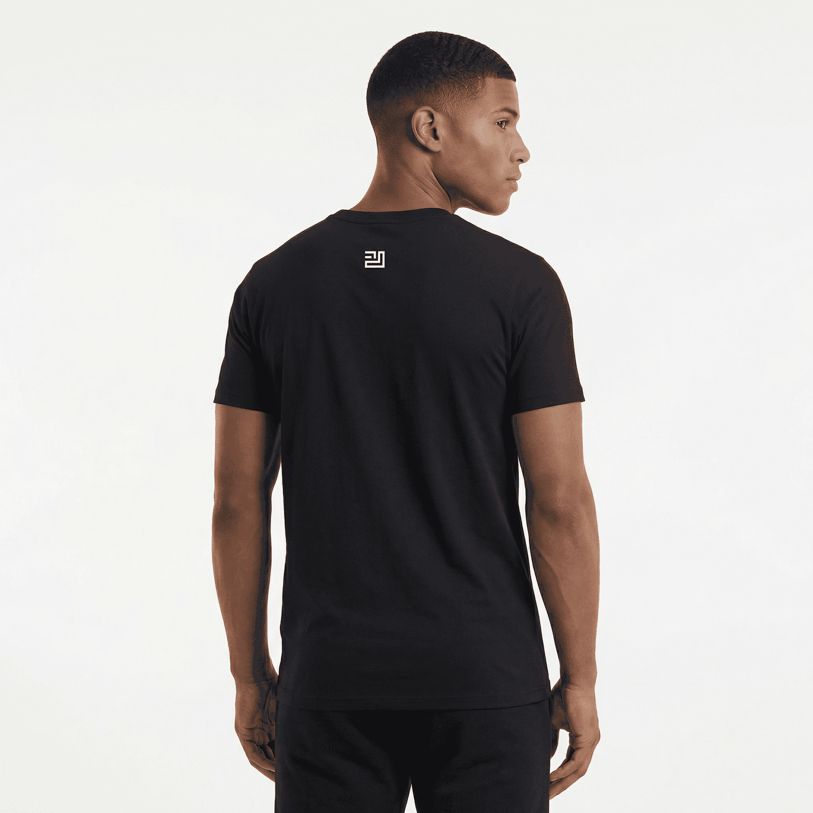 Camiseta Regular Fit P25 - Negro
