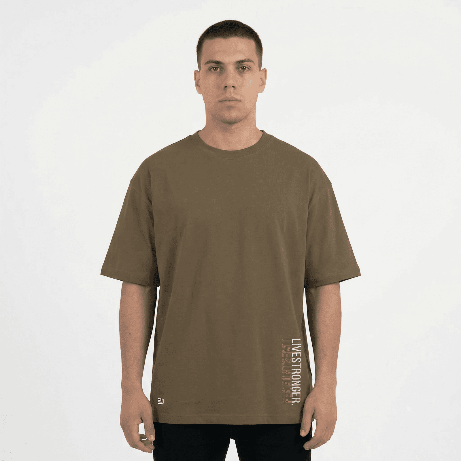 Camiseta Oversize Esencial - Mocca