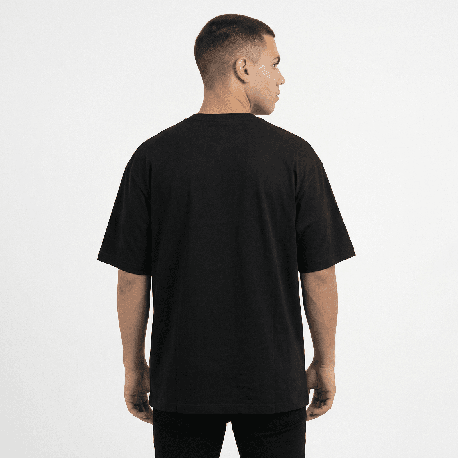 Camiseta Oversize - Negro