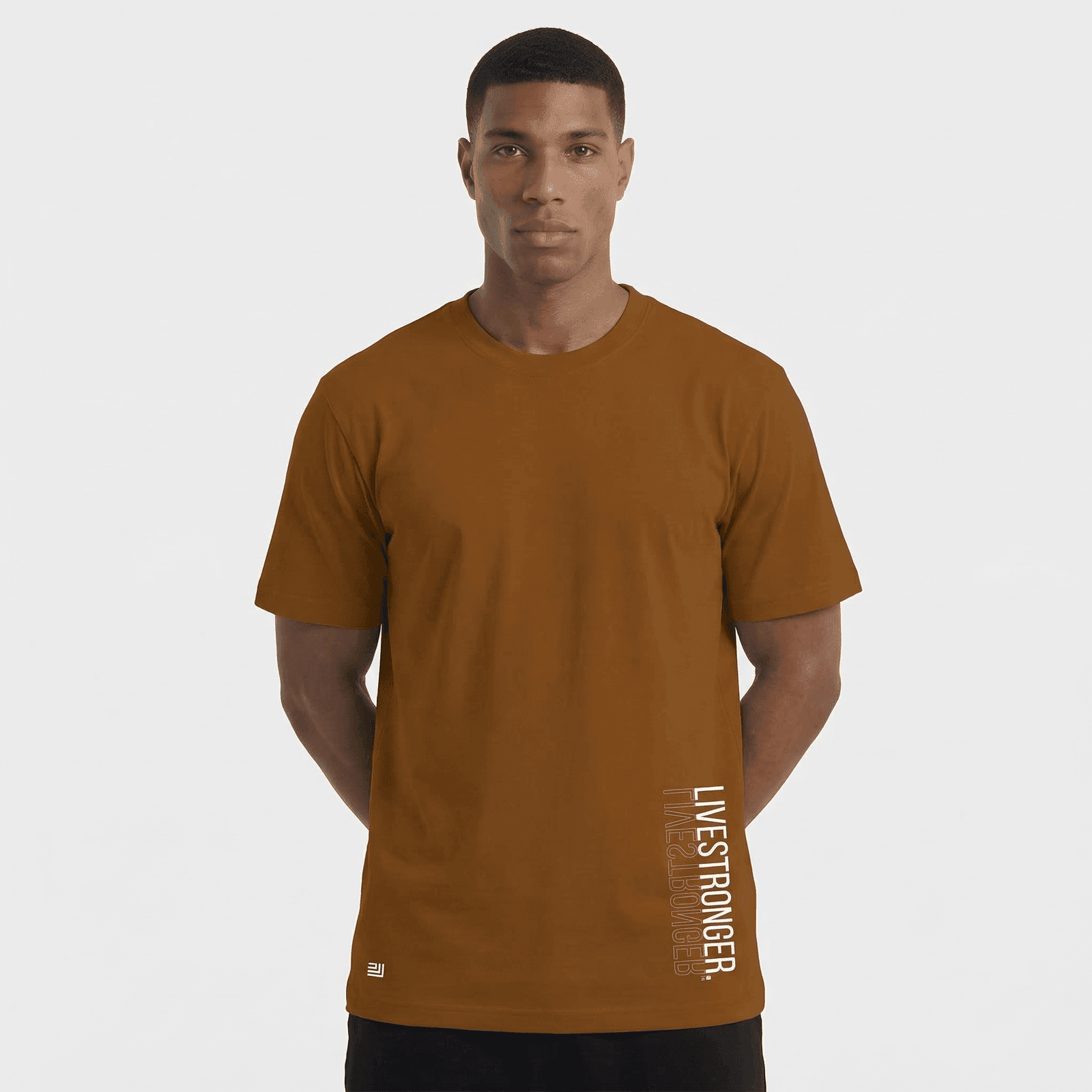 Camiseta Regular Fit - Caramelo