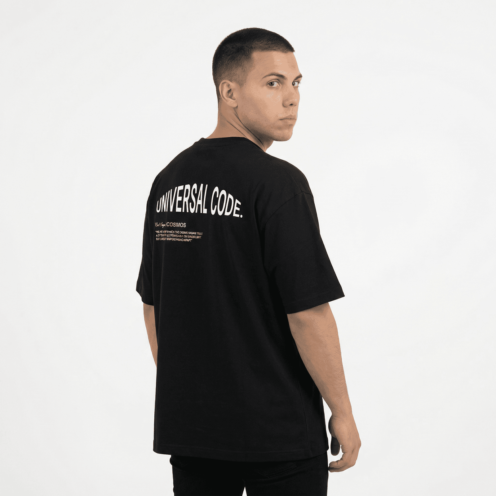 Camiseta Oversize P25 - Negro