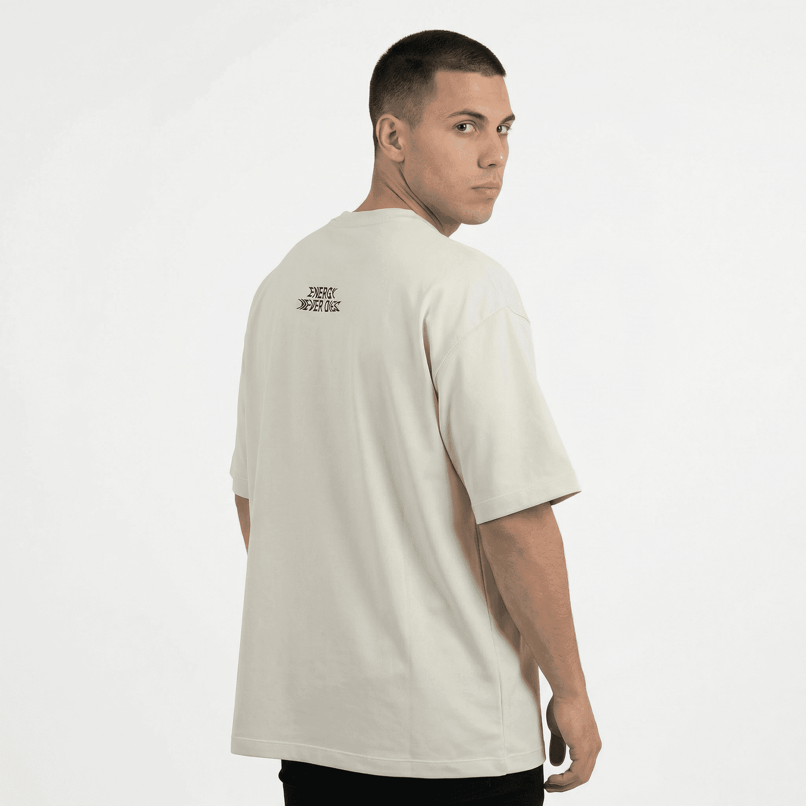 Camiseta Oversize P25 - Marfil