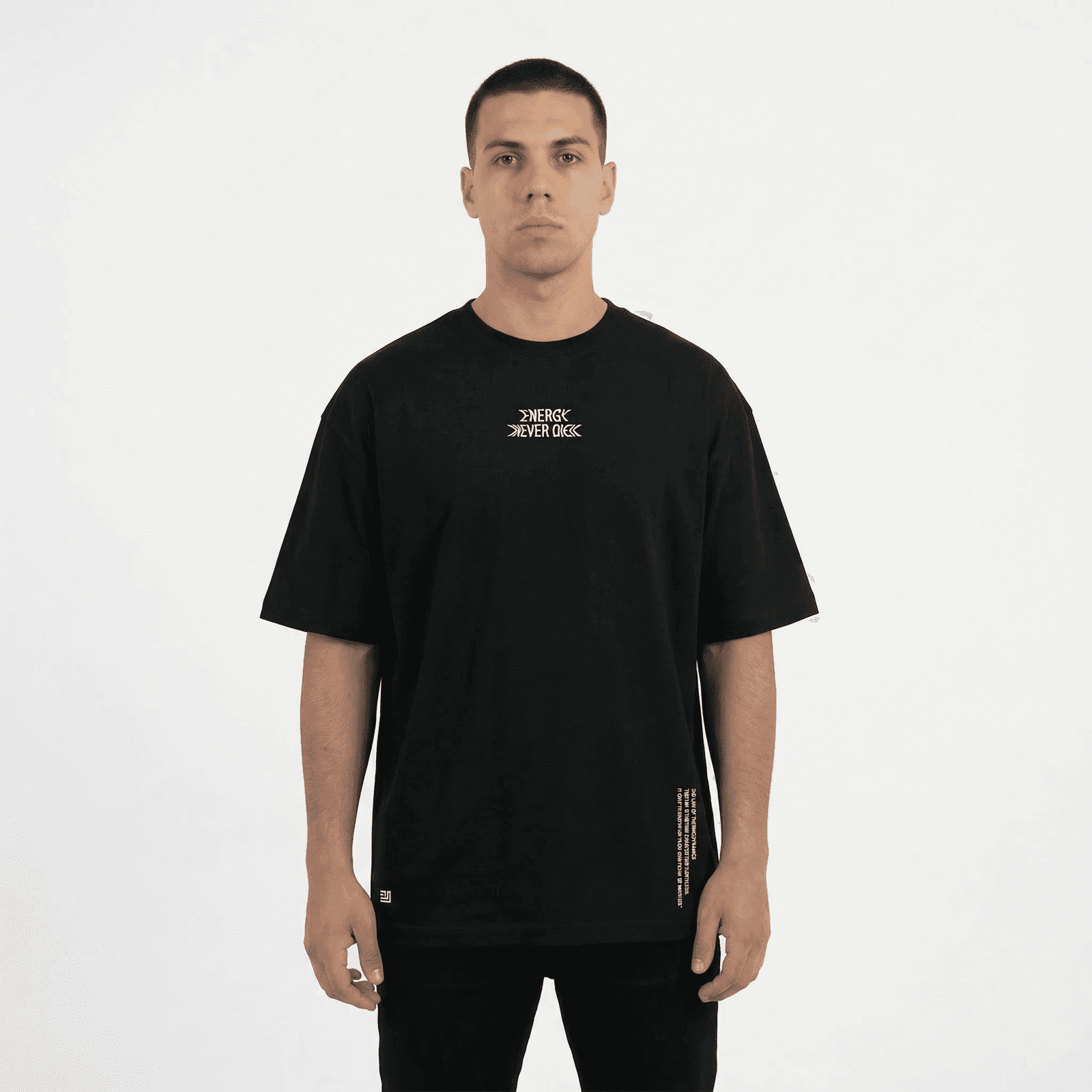 Camiseta Oversize P25 - Negro