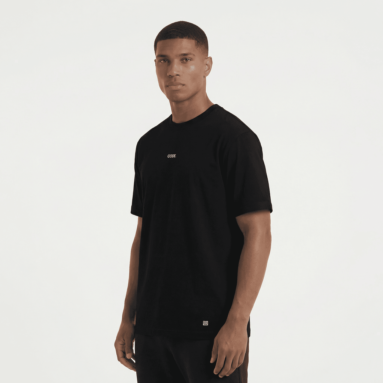 Camiseta Regular Fit P25 - Negro