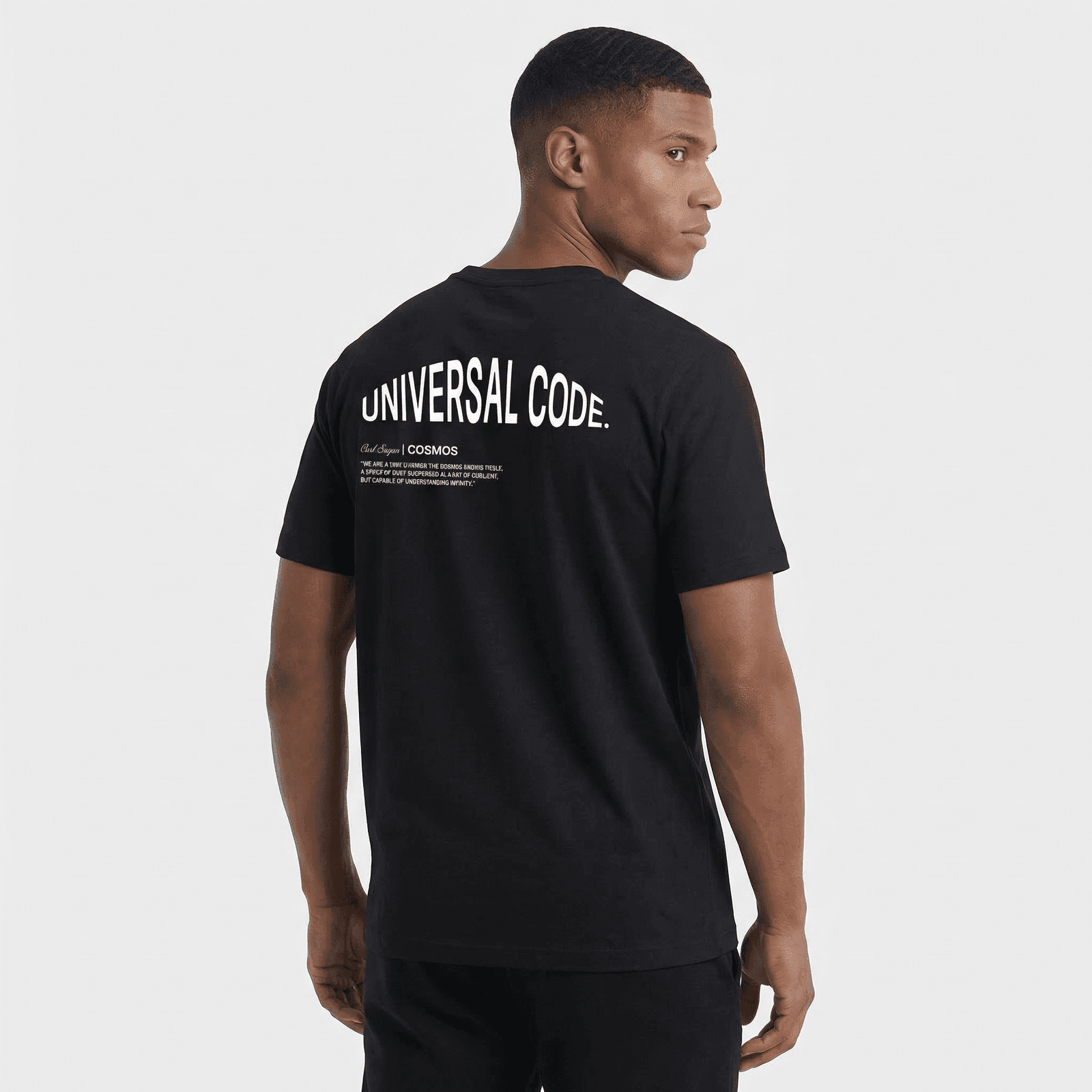 Camiseta Regular Fit P25 - Negro