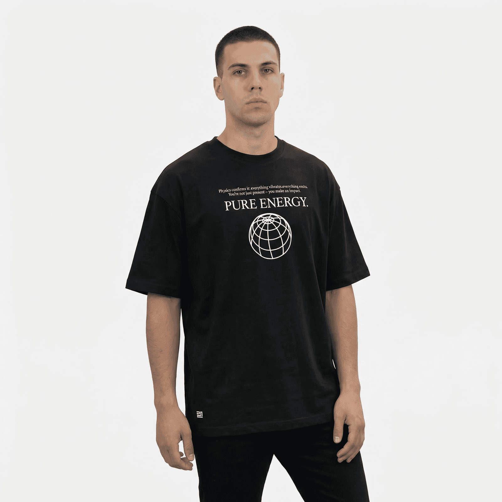 Camiseta Oversize P25 - Negro