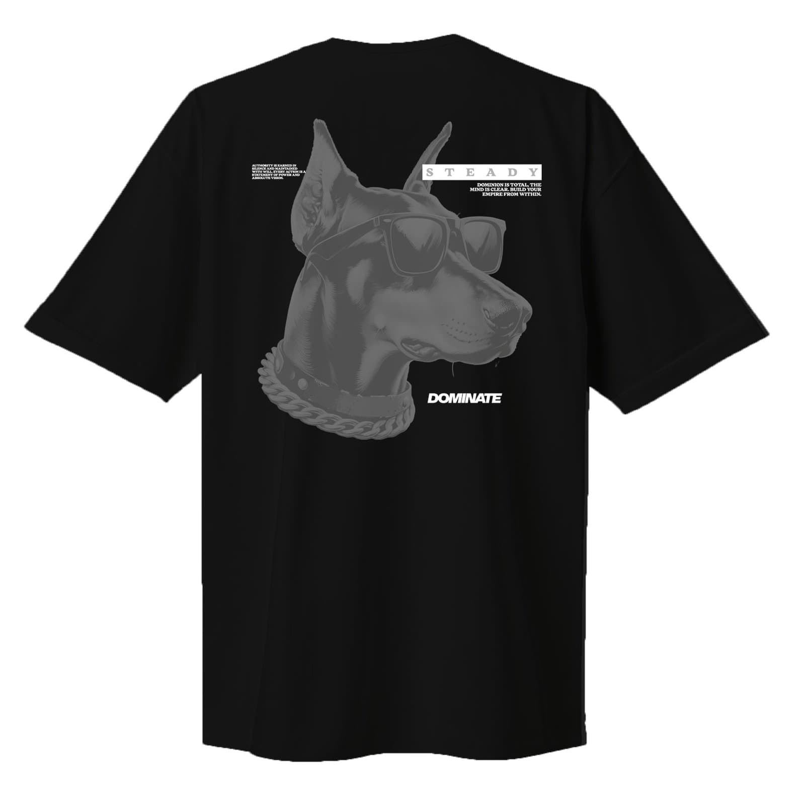 Camiseta Oversize P26 - Negro