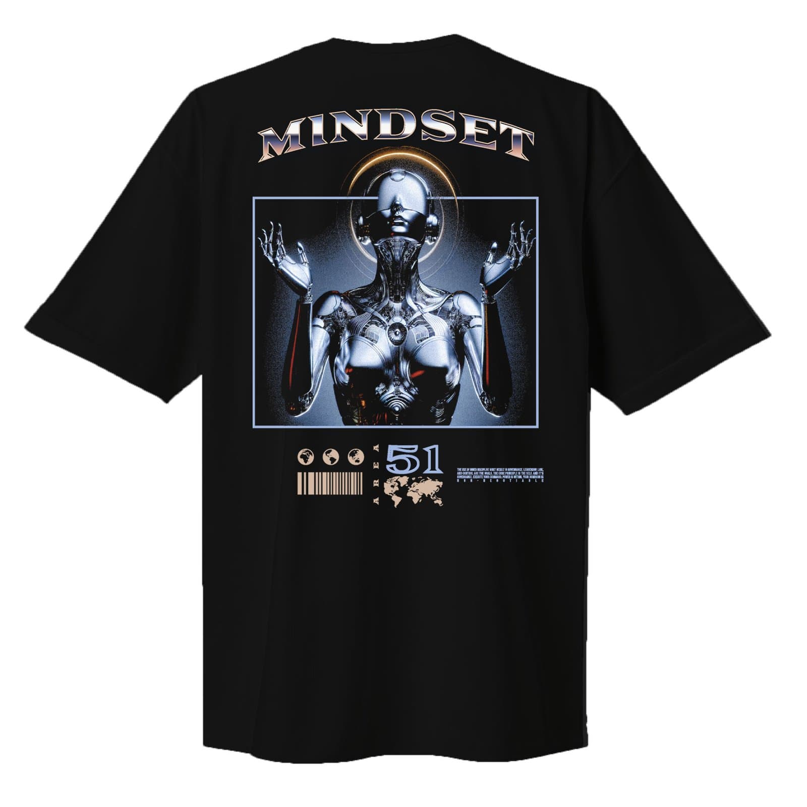 Camiseta Oversize P26 - Negro 7