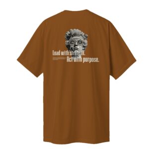 Camiseta Regular fit Lead with strenght caramelo 1
