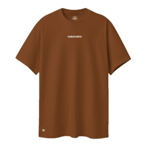 Camiseta Regular fit Lead with strenght caramelo 1.2jpg