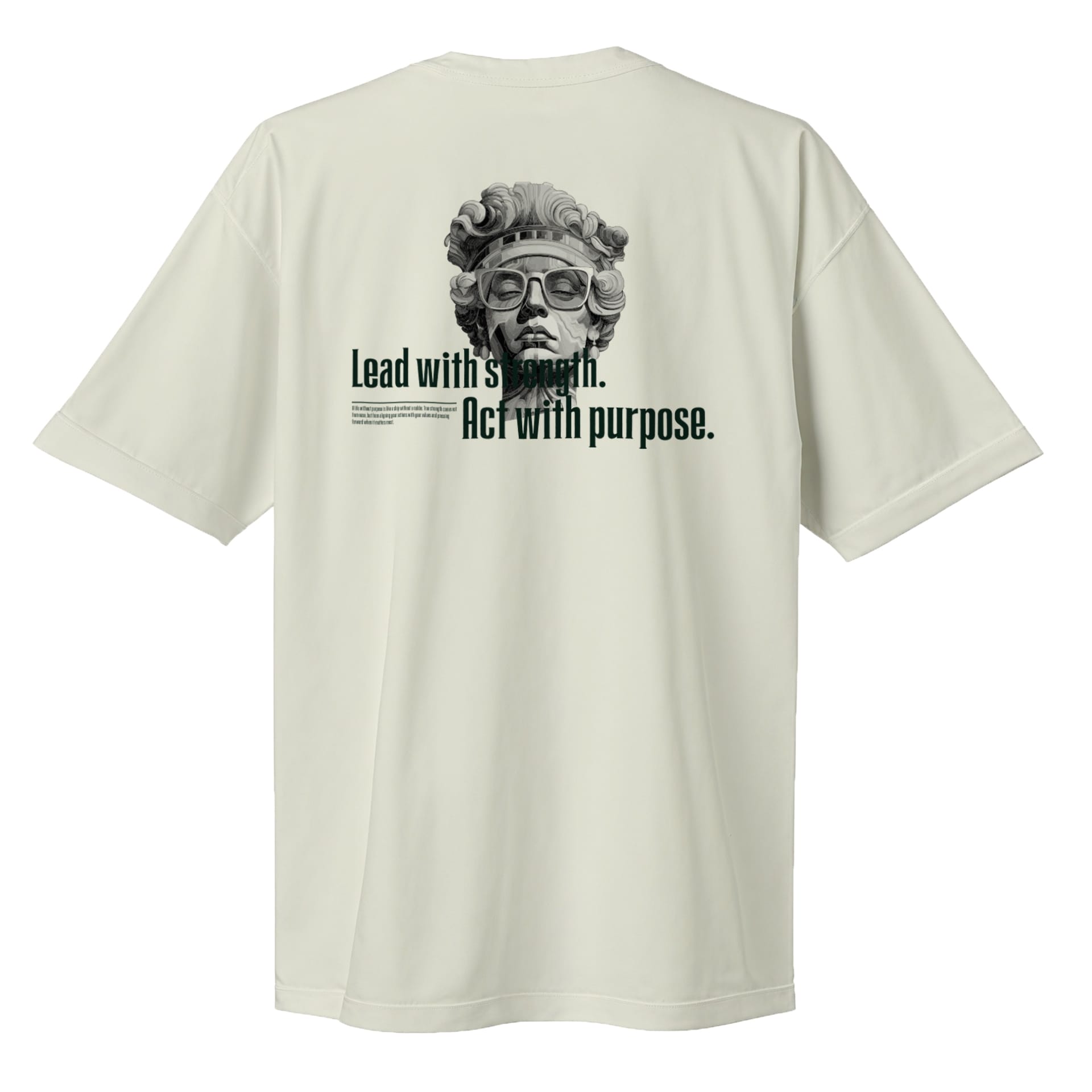 Camiseta-Oversize-Lead-with-strongth-marfil-1.jpg