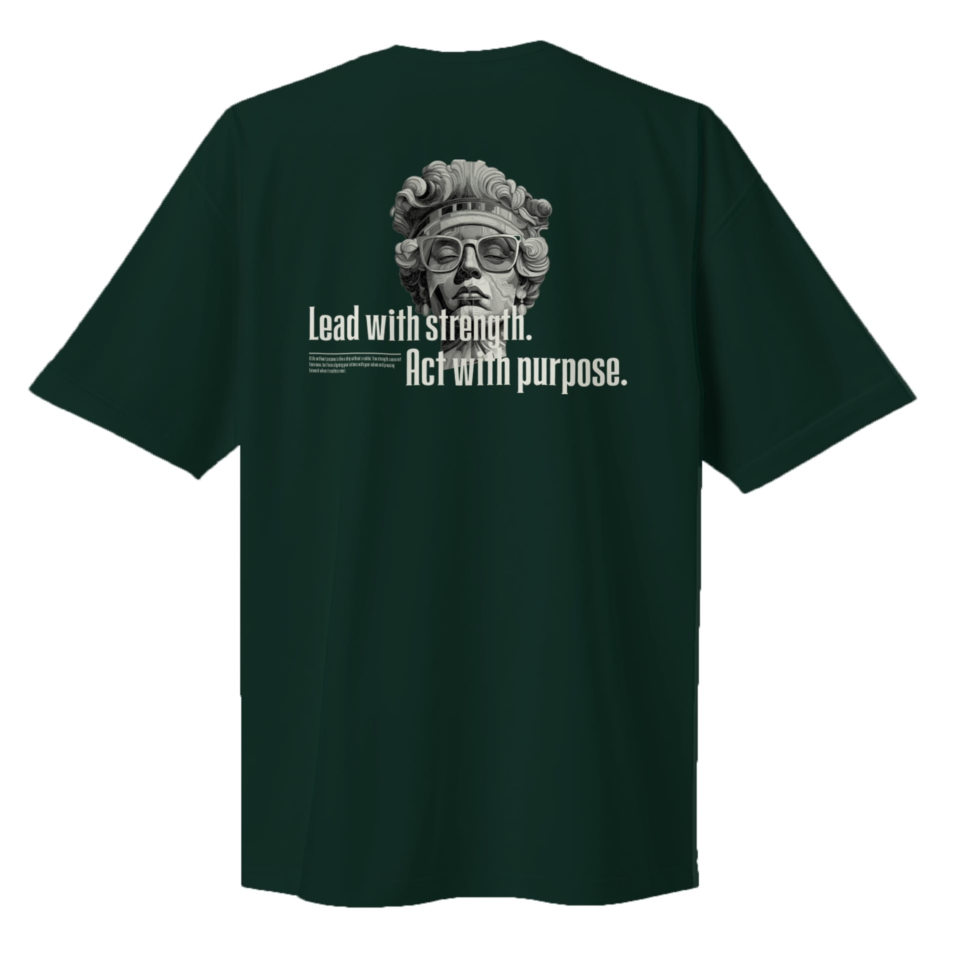 Camiseta-Oversize-Lead-with-strongth-verde-1.jpg